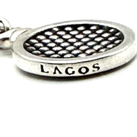 Lagos Silver Disc Charm Bracelet